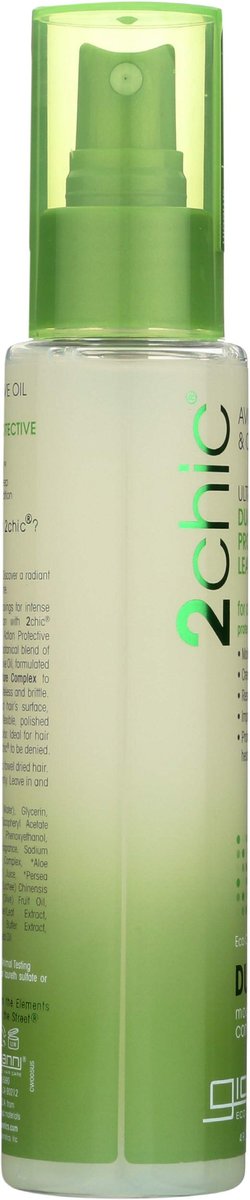GIOVANNI 2chic Ultra-Moist Dual Action Protective Leave-In Spray - Avocado & Olive Oil, Aloe Vera, Shea Butter - Heat Protection, Color Safe, No Parabens - 4 oz Avelisse