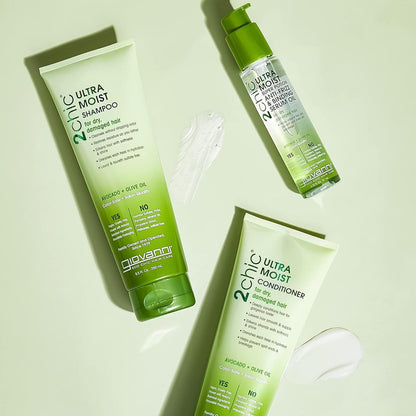 GIOVANNI 2chic Ultra-Moist Super Potion Anti-Frizz Binding Serum with Avocado & Olive Oil, 2.75 oz Avelisse