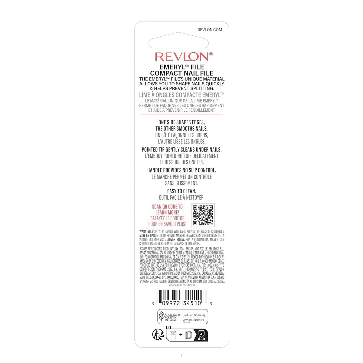 Revlon Emeryl File - 2 Pack, Metal Nail File for Smooth & Shaped Nails - görsel 8