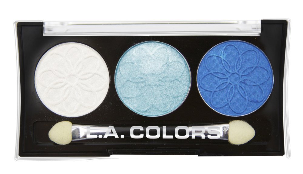 L.A. COLORS 3 Color Eyeshadow Palette - Forget-Me-Not - 0.19 oz - görsel 1