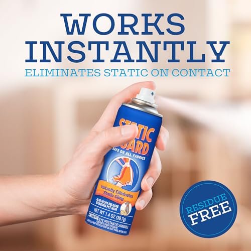 Static Guard Fabric Spray, Original Scent, Small Travel Size, 1.4 Ounce Can - görsel 6