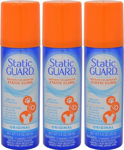Static Guard Fabric Spray, Original Scent, Small Travel Size, 1.4 Ounce Can - görsel 2