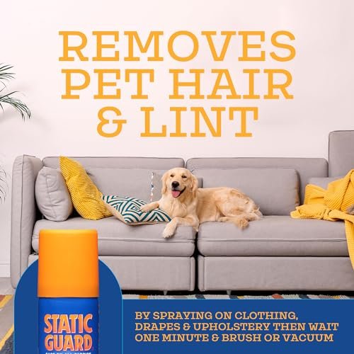 Static Guard Fabric Spray, Original Scent, Small Travel Size, 1.4 Ounce Can - görsel 8