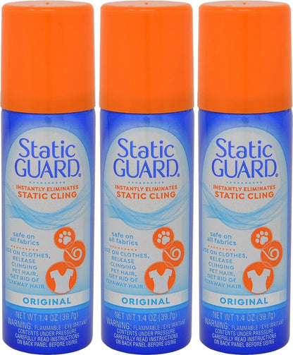 Static Guard Fabric Spray, Original Scent, Small Travel Size, 1.4 Ounce Can