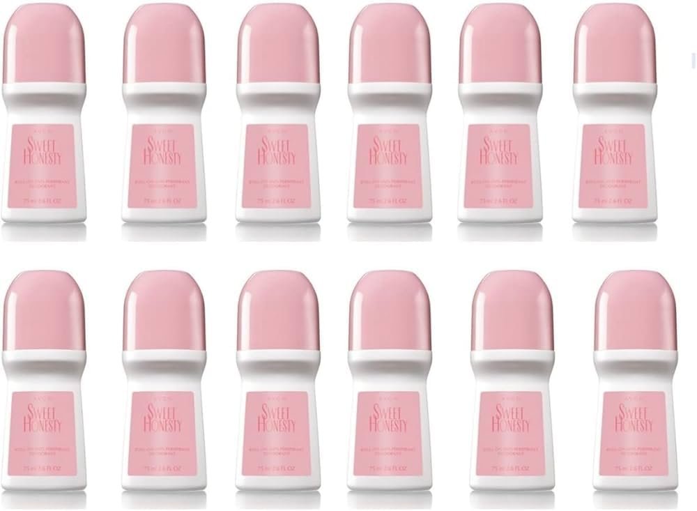 Avon Sweet Honesty Roll-on Anti-Perspirant Deodorant - Pack of 12, 31.2 Fl Oz Avelisse