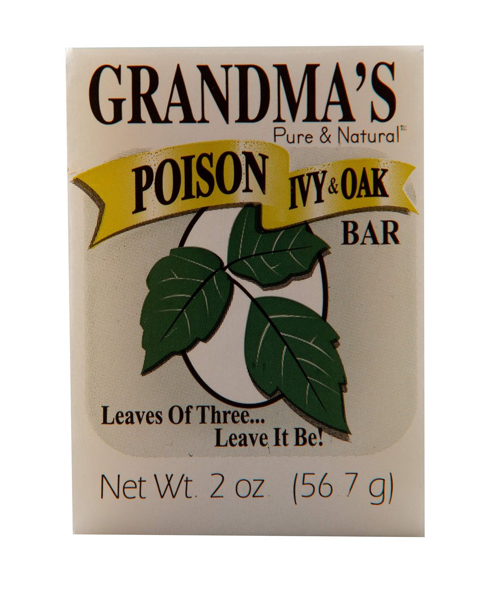 Grandma's Poison Ivy Soap Bar - 2.0 oz Itch Relief Wash with Jewelweed & Colloidal Oatmeal - görsel 1