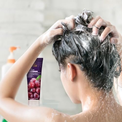 Desert Essence Italian Red Grape Shampoo – Moisturizing & UV Protection for Color Treated Hair (8 fl oz) Avelisse