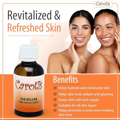 CAROTÏS Brightening Serum 1oz - Fade Brown Spots with Alpha Arbutin Complex & Beta Carotene Avelisse