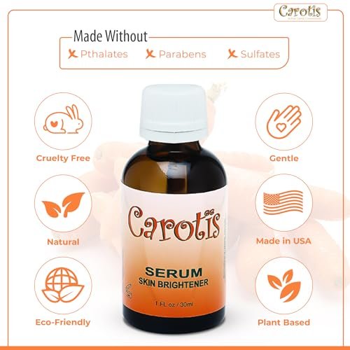 CAROTÏS Brightening Serum 1oz - Fade Brown Spots with Alpha Arbutin Complex & Beta Carotene Avelisse