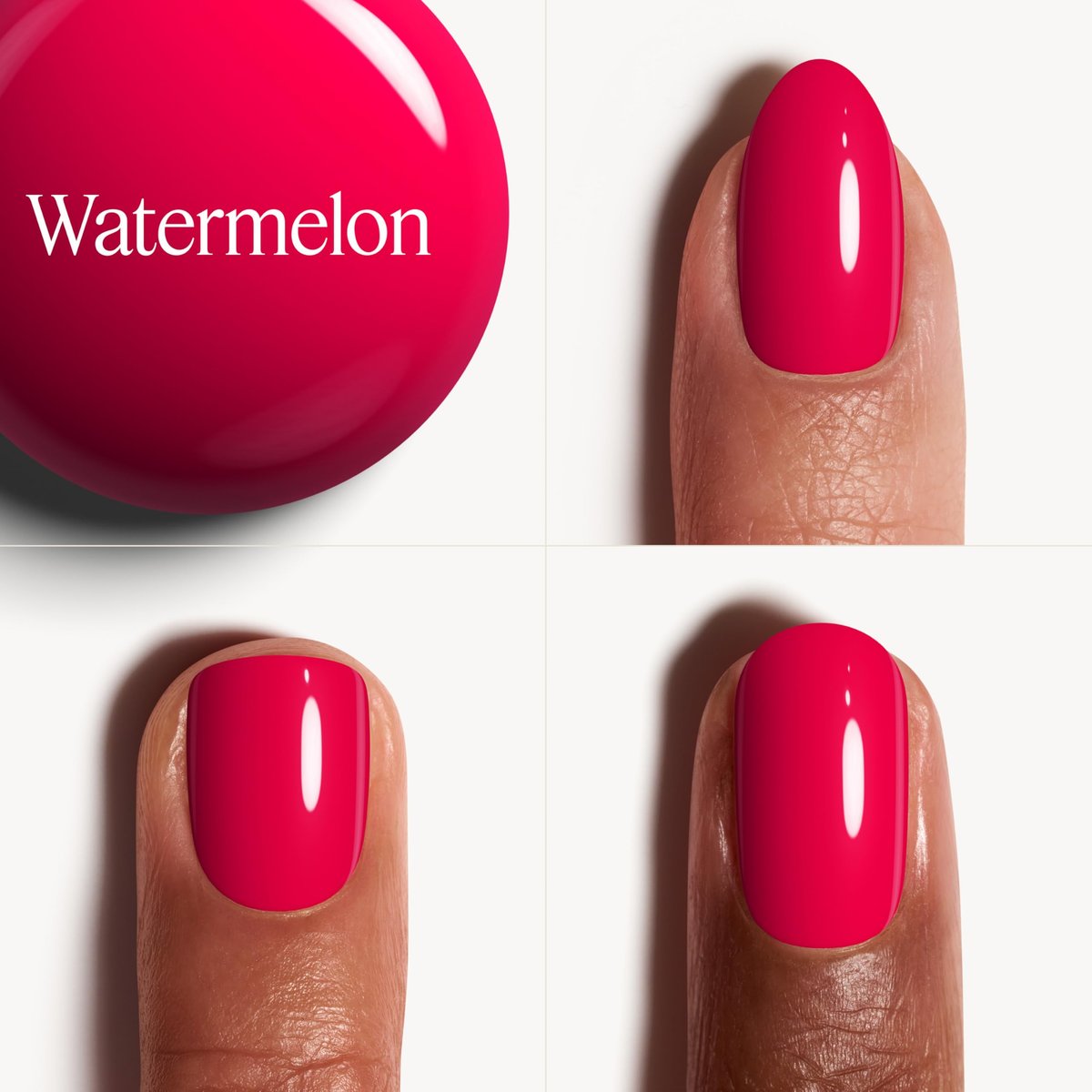 Essie Nail Lacquer - 127 Watermelon - Vibrant Pink Nail Polish, 0.46 oz - görsel 6