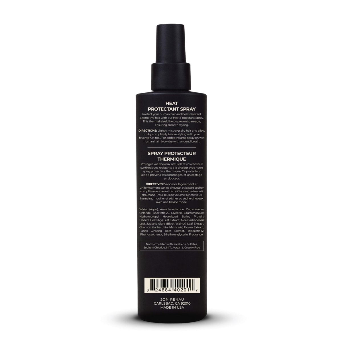 Jon Renau Heat Protectant Spray for Wigs & Extensions – Thermal Styling Support for Human & Synthetic Hair, 8.5 oz Avelisse