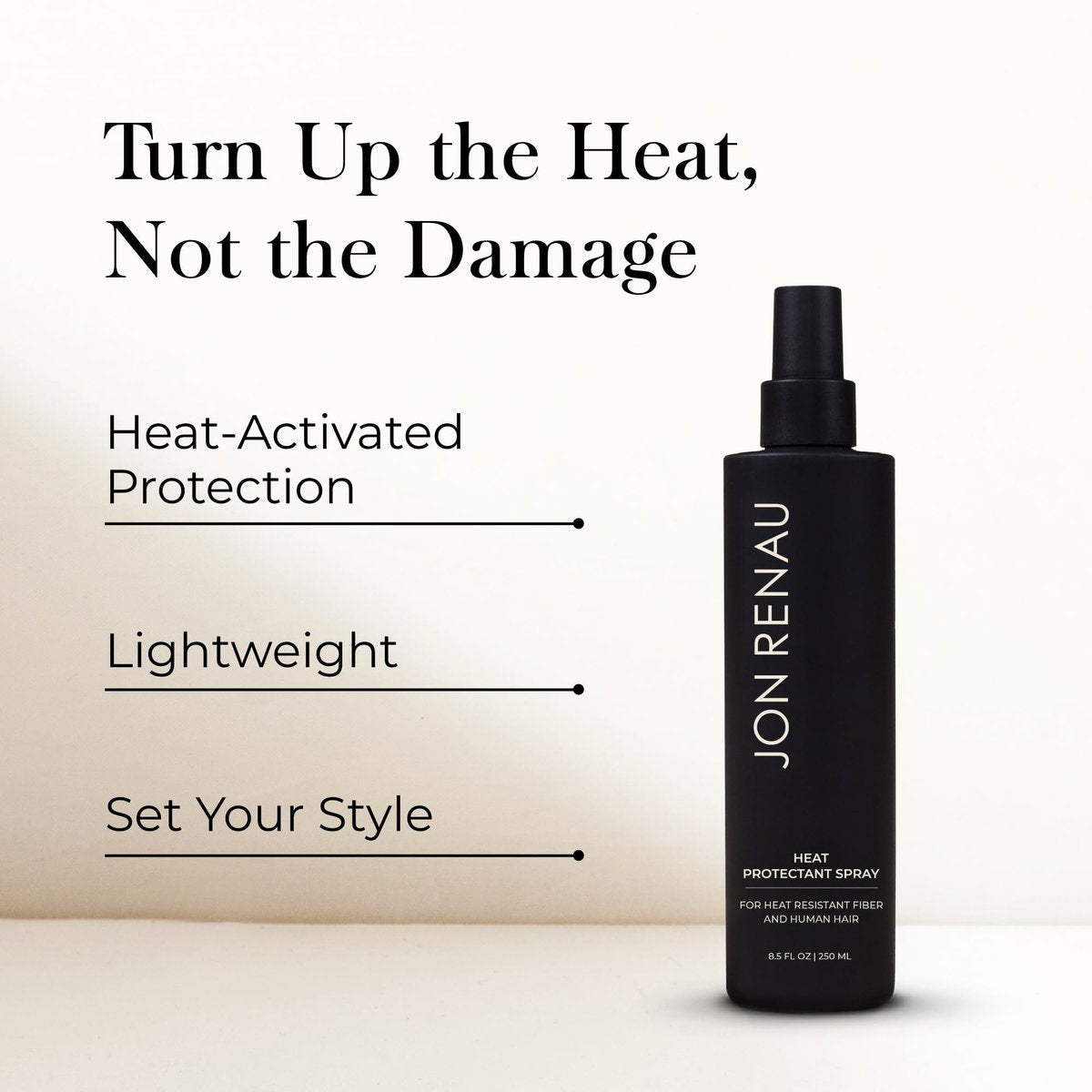 Jon Renau Heat Protectant Spray for Wigs & Extensions – Thermal Styling Support for Human & Synthetic Hair, 8.5 oz Avelisse