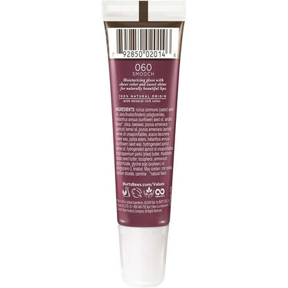 Burt's Bees 100% Natural Origin Moisturizing Lip Shine, Smooch - 0.5 oz Tube