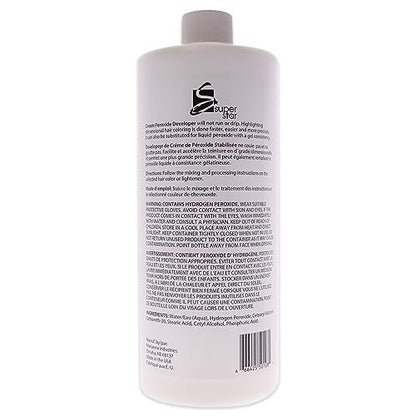 Super Star 10V Cream Peroxide Developer - 32 oz | Professional Hair Developer