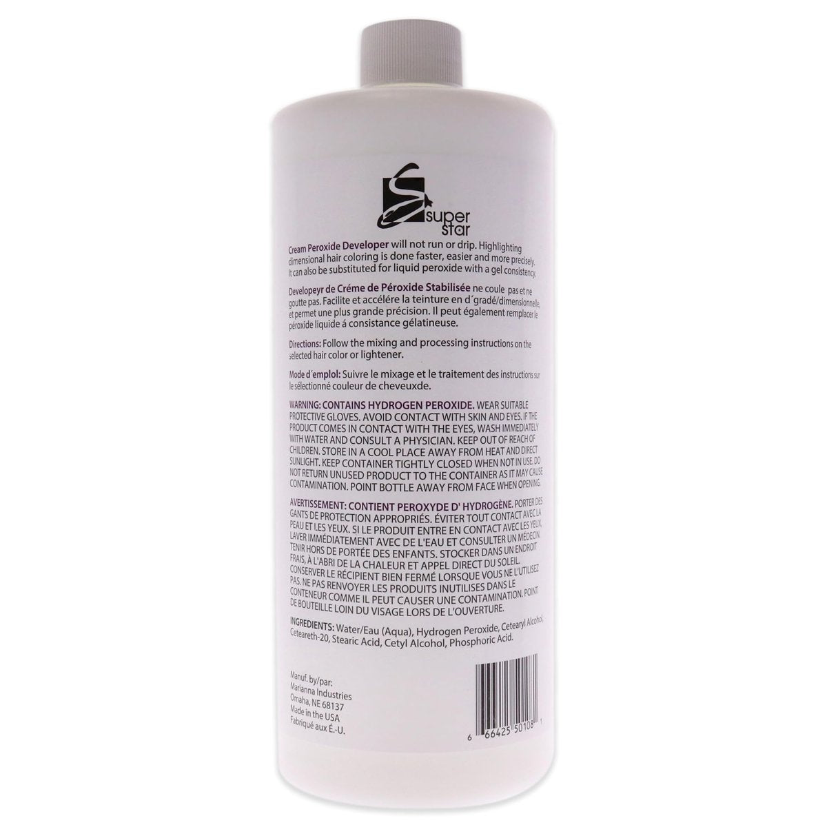 Super Star 10V Cream Peroxide Developer - 32 oz | Professional Hair Developer - görsel 3