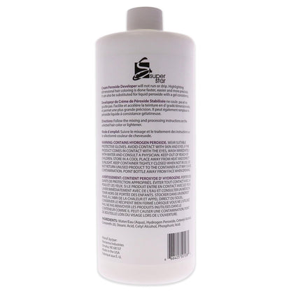 Super Star 10V Cream Peroxide Developer - 32 oz | Professional Hair Developer