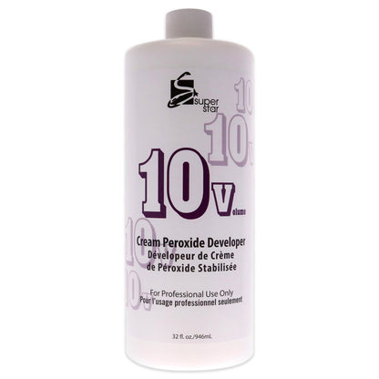 Super Star 10V Cream Peroxide Developer - 32 oz | Professional Hair Developer