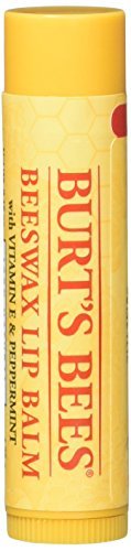Burt's Bees Beeswax Lip Balm with Vitamin E & Peppermint, 0.15 oz (Pack of 10) Avelisse