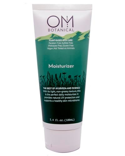 Organic Plant-Based Moisturizer – Ayurvedic, Vegan, pH-Balanced Face & Body Lotion for Deep Hydration & Radiant Skin (4 oz) Avelisse