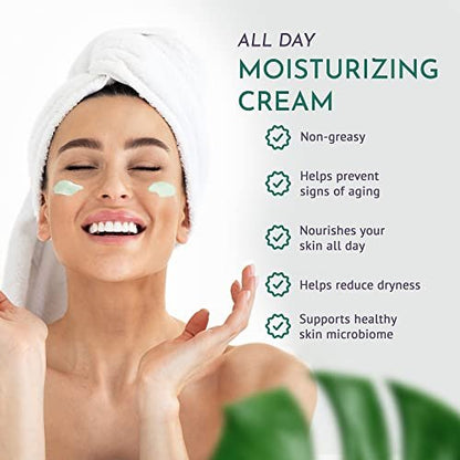 Organic Plant-Based Moisturizer – Ayurvedic, Vegan, pH-Balanced Face & Body Lotion for Deep Hydration & Radiant Skin (4 oz) Avelisse
