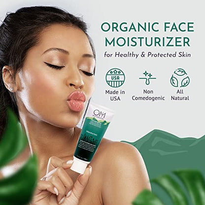 Organic Plant-Based Moisturizer – Ayurvedic, Vegan, pH-Balanced Face & Body Lotion for Deep Hydration & Radiant Skin (4 oz) Avelisse