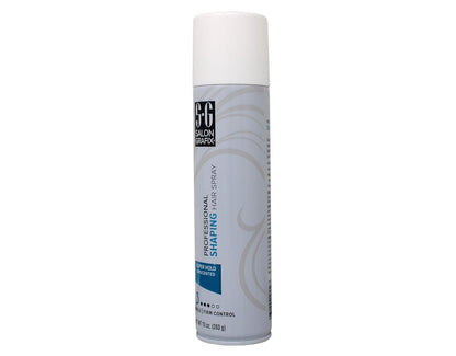 Salon Grafix Super Hold Shaping Hair Spray – Flexible & Brushable Unscented Hairspray for Women and Men – Professional Quality – 10 oz (Pack of 6) Avelisse