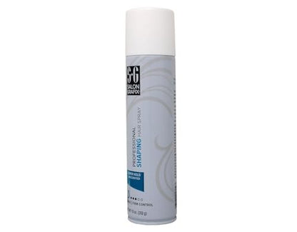 Salon Grafix Super Hold Shaping Hair Spray – Flexible & Brushable Unscented Hairspray for Women and Men – Professional Quality – 10 oz (Pack of 6) Avelisse