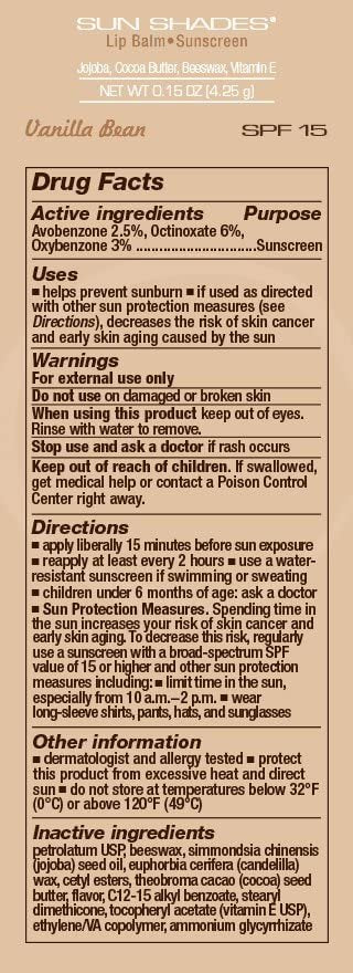 Melaleuca Sun Shades Lip Balm - Vanilla Bean SPF 15 Moisturizing Sun Protection - görsel 4