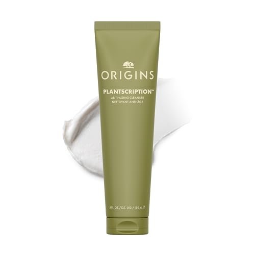 Origins Plantscription Anti-Aging Cleanser – Gentle Face Wash with Glycerin & Anogeissus for All Skin Types (5 Fl Oz) Avelisse