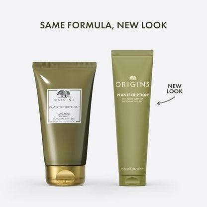 Origins Plantscription Anti-Aging Cleanser – Gentle Face Wash with Glycerin & Anogeissus for All Skin Types (5 Fl Oz) Avelisse