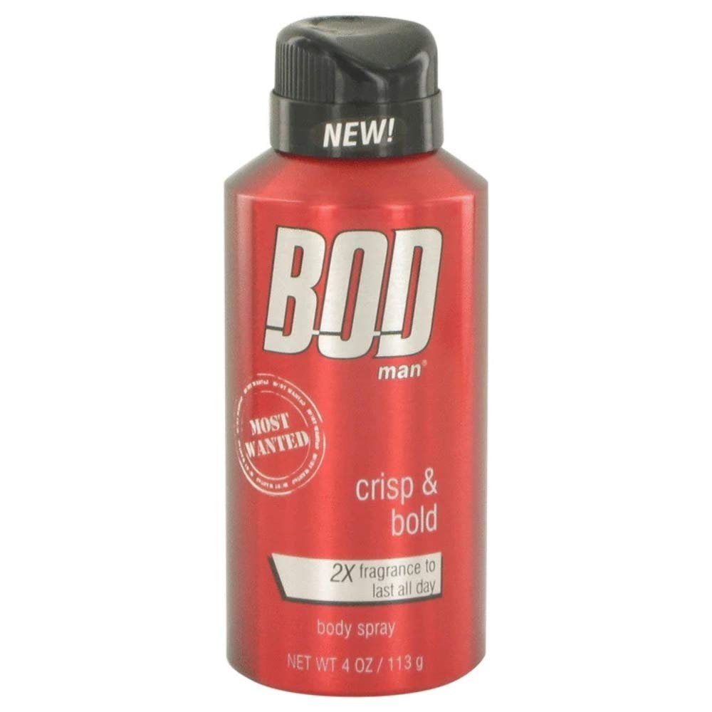 BOD Man Most Wanted Fragrance Body Spray for Men, 8 fl oz - görsel 1
