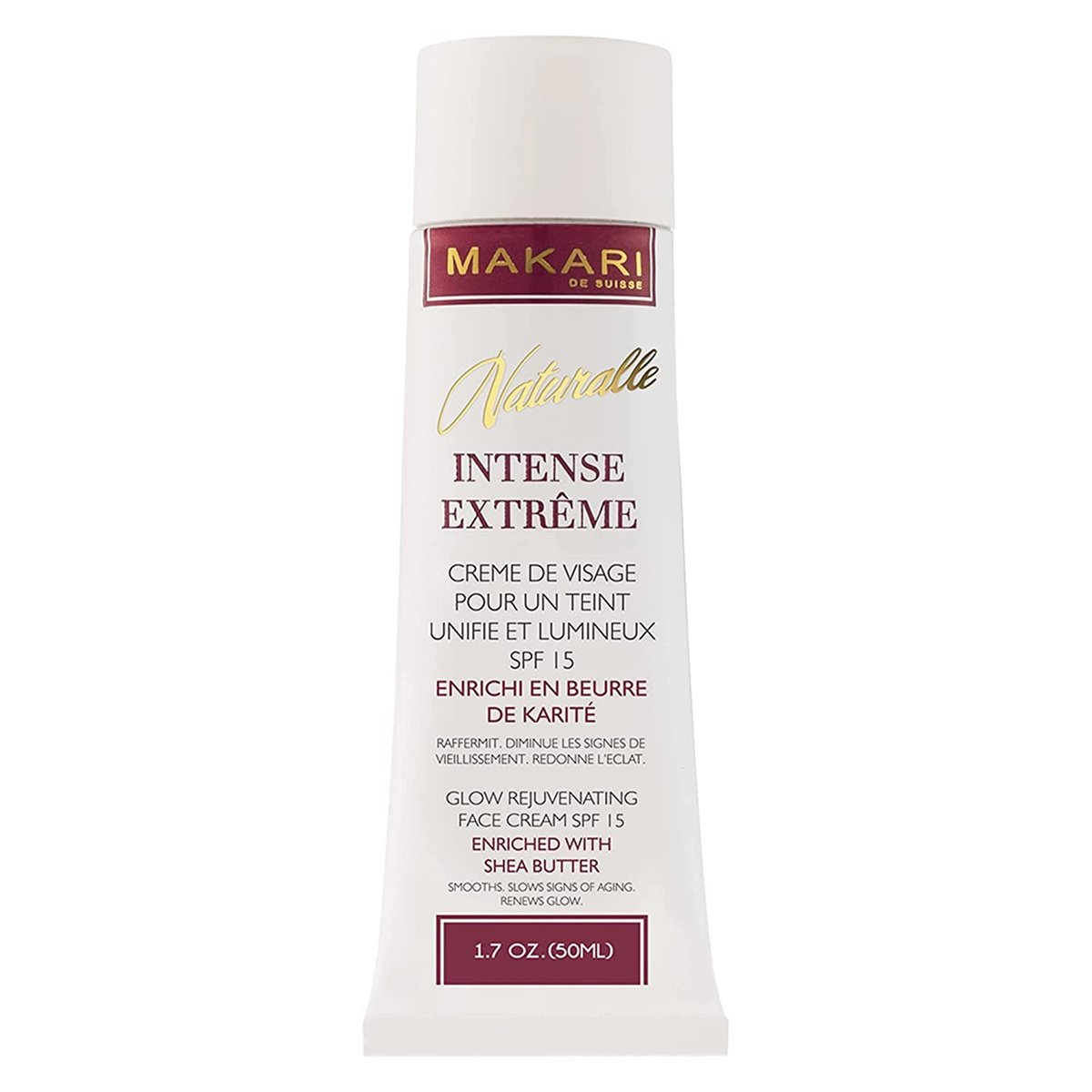 Makari Naturalle Intense Extreme Brightening Face Cream - Anti-Aging & Brightening Treatment with SPF 16 for Acne Scars, Stretch Marks & Wrinkles (1.7 oz) Avelisse