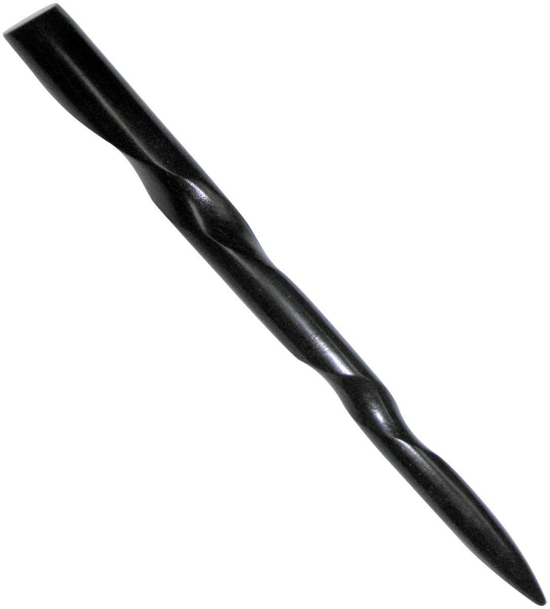 JWL Ebony Wood 6-Inch Conical Spiral Hair Stick - Natural Hair Pin Pick for Black Hair - görsel 1