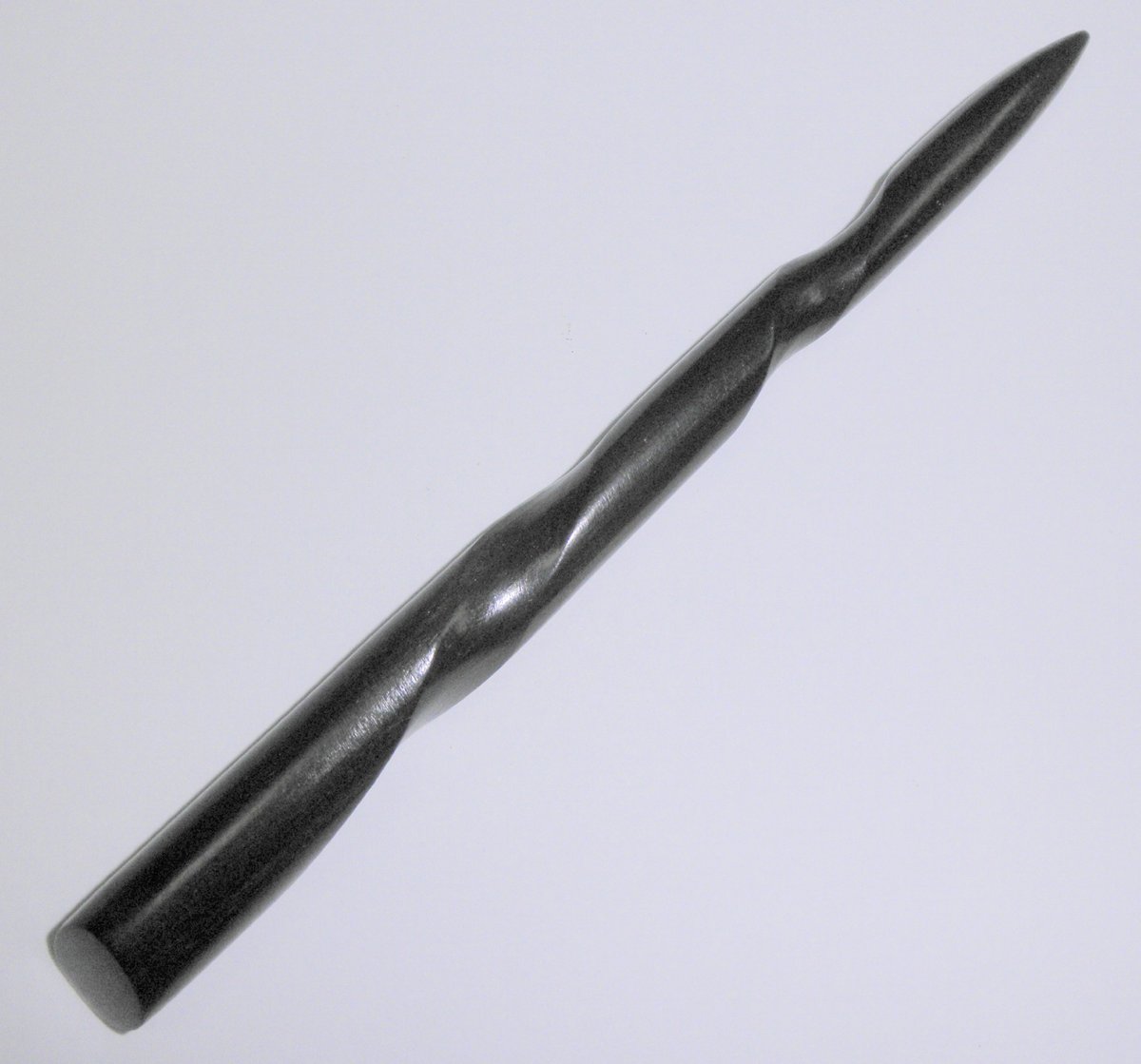 JWL Ebony Wood 6-Inch Conical Spiral Hair Stick - Natural Hair Pin Pick for Black Hair - görsel 11