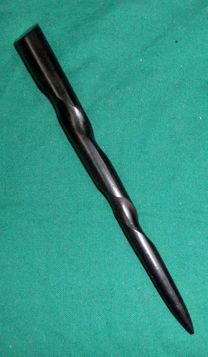 JWL Ebony Wood 6-Inch Conical Spiral Hair Stick - Natural Hair Pin Pick for Black Hair - görsel 9