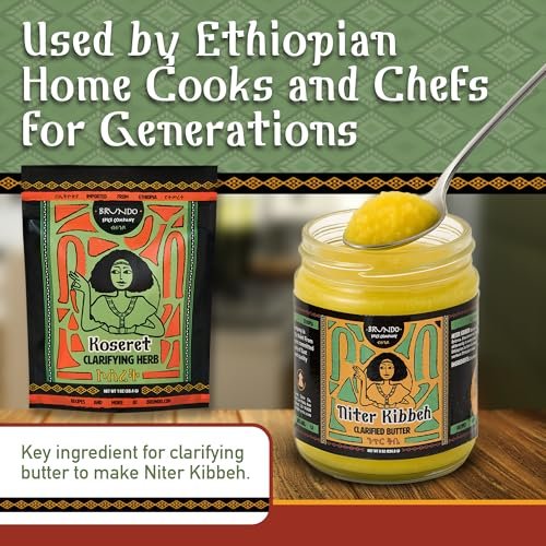 Brundo Market Koseret - Ethiopian Butter Clarifying Herb, Non-GMO & Organic, 2 oz - görsel 6