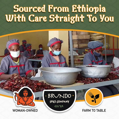 Brundo Market Koseret - Ethiopian Butter Clarifying Herb, Non-GMO & Organic, 2 oz