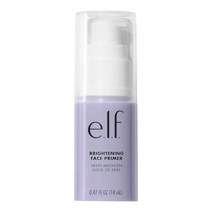 e.l.f. Brightening Lavender Face Primer - Neutralizes Uneven Skin Tones & Brightens Complexion - Vegan & Cruelty-Free