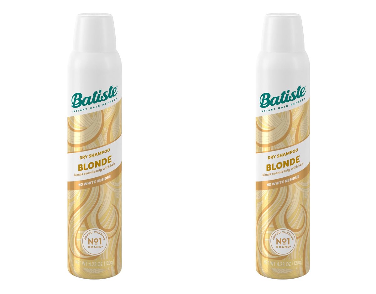 Batiste Dry Shampoo for Blonde Hair, 3.81 Fl Oz (Pack of 2) Avelisse