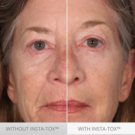 Serious Skincare INSTA-TOX Instant Wrinkle Smoothing Serum - Facial Filler for Lines, Pores & Deep Wrinkles - Temporary Skin Tightener & Face Firming - .75 Fl Oz (2-Pack) Avelisse
