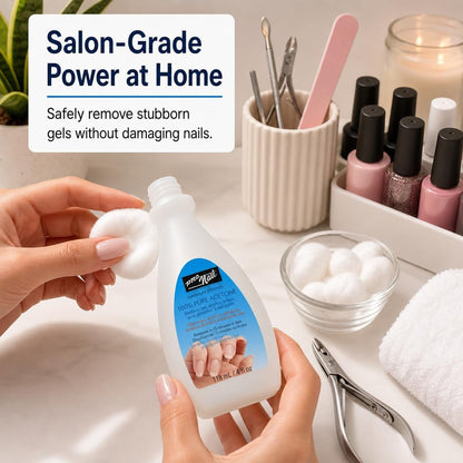 PRONAIL Nail Enhancement Remover - Maximum Strength Solvent for Rapid Soak-Off, 4 oz