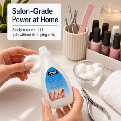 PRONAIL Nail Enhancement Remover - Maximum Strength Solvent for Rapid Soak-Off, 4 oz