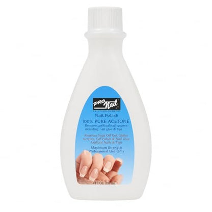PRONAIL Nail Enhancement Remover - Maximum Strength Solvent for Rapid Soak-Off, 4 oz