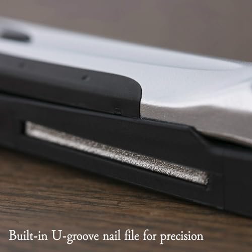 KAI Japanese Nail Clippers with Side Nail File - Stainless Steel, Made in Japan - görsel 12