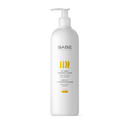 Babe Laboratorios 10% Urea Repairing Lotion – 500ml Intensive Hydration for Dry, Rough Skin