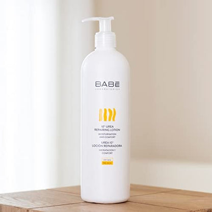 Babe Laboratorios 10% Urea Repairing Lotion – 500ml Intensive Hydration for Dry, Rough Skin