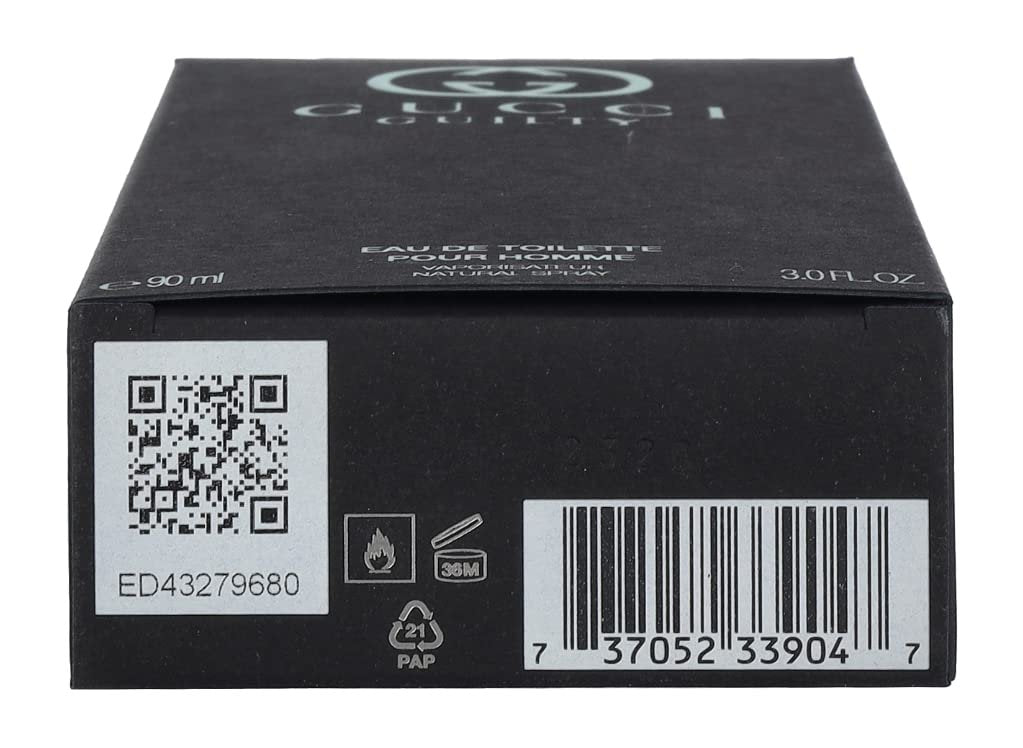 Gucci Guilty Eau De Toilette Spray for Men - 3.0 oz | Woody Oriental Fragrance Avelisse