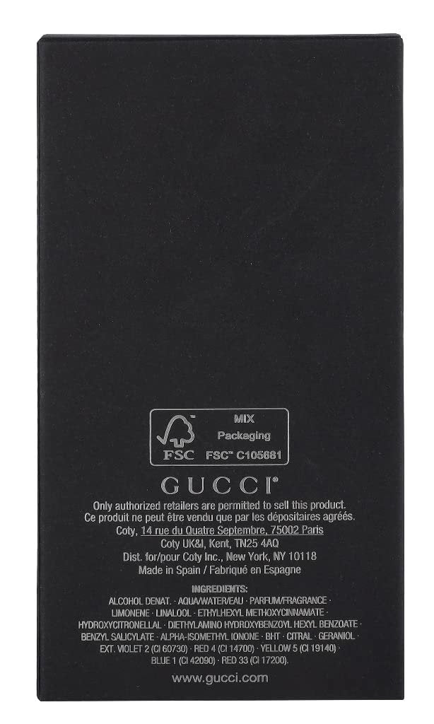 Gucci Guilty Eau De Toilette Spray for Men - 3.0 oz | Woody Oriental Fragrance Avelisse