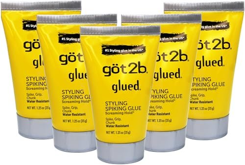 Schwarzkopf got2b Glued Styling Spiking Glue - 1.25 oz (Pack of 5) Avelisse