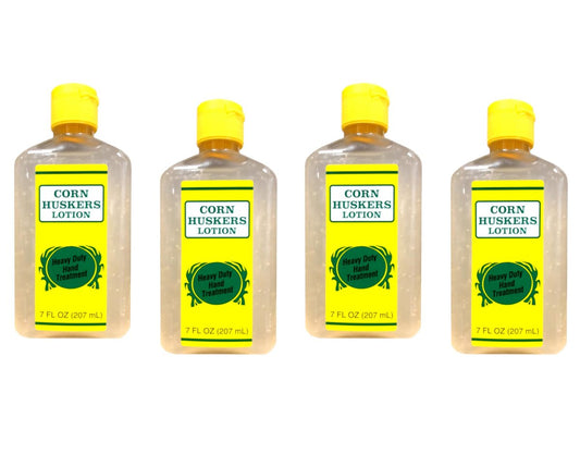 Corn Huskers Hand Lotion – Fast Absorbing Moisturizer for Dry, Cracked Hands & Rough Skin, 7 Fl Oz (Pack of 4) Avelisse